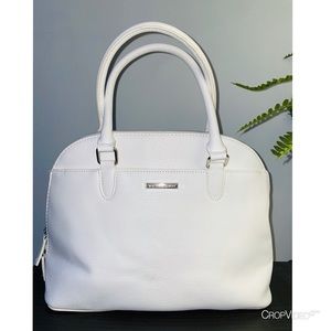 New York & Company White Satchel